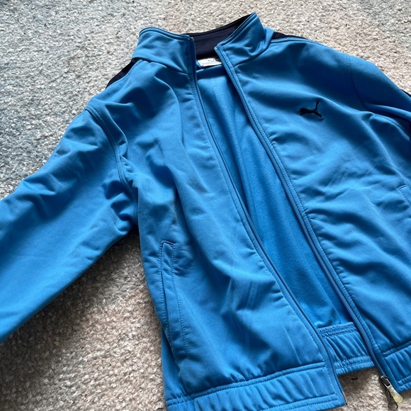 Puma Track Jacket — Light Blue/Navy Blue - Picture 4 of 7